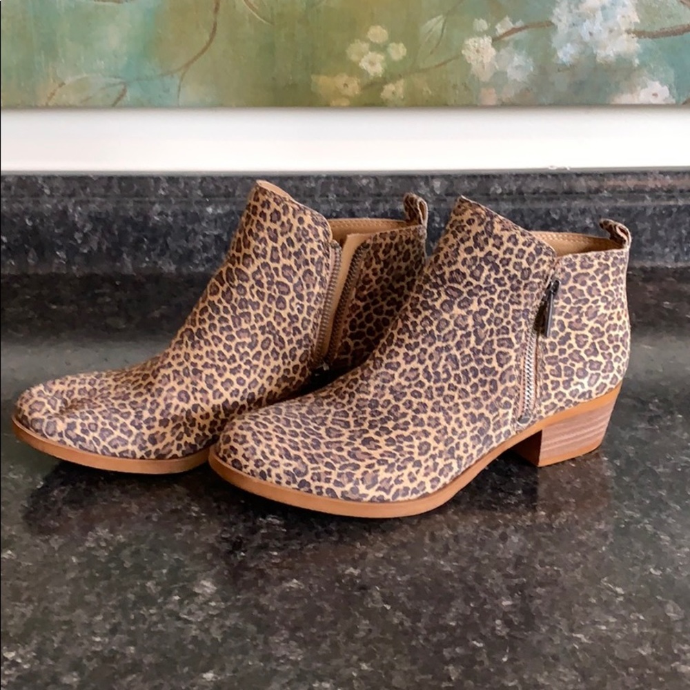 Lucky Brand Leopard booties